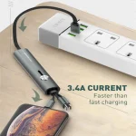 کابل شارژر سه سر LDNIO LC99 fast