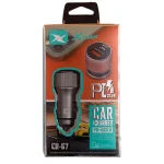 شارژر فندکی ایکس مکس مدل CR67 خروجی pd & usb