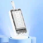 پاوربانک 30000 ریمکس مدل RPP-550 اصلی دارای چزاغ قوه