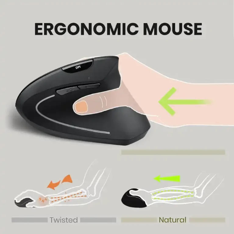 Mouse Perixx Perimice-713N Ergonomic -6