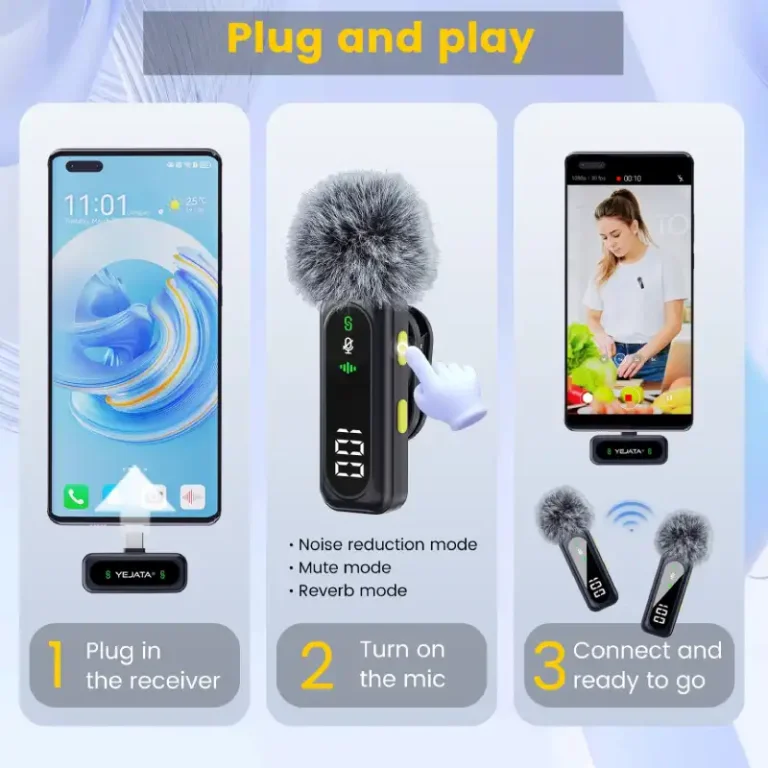 WIERLESS MICROPHONE YEJATA K3 -4