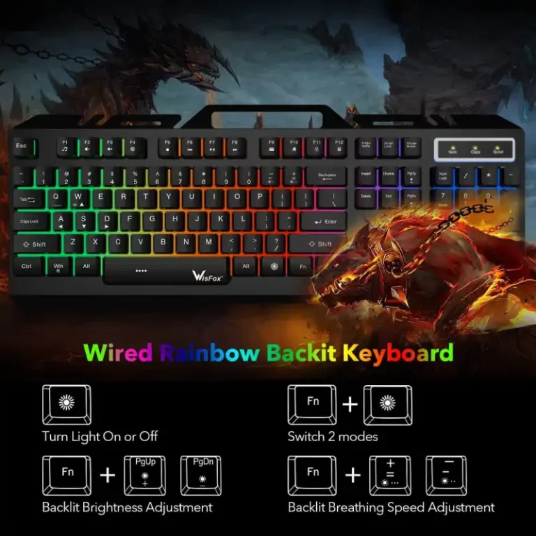 keyboard gaming visfox ce0142 -4