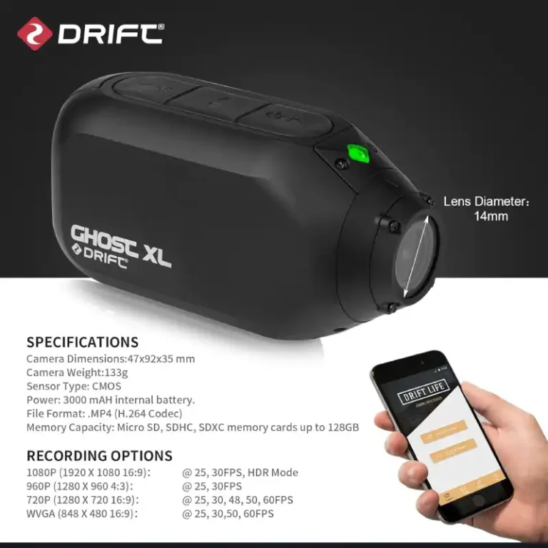 CAMERA ACTION DRIFT GHOST XL 6